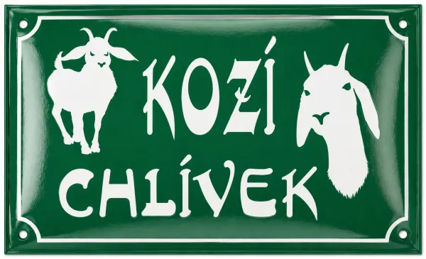 Smaltovaná cedule Dar pro 4